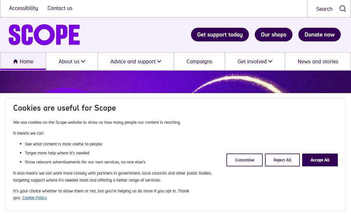 Home | Disability charity Scope UK