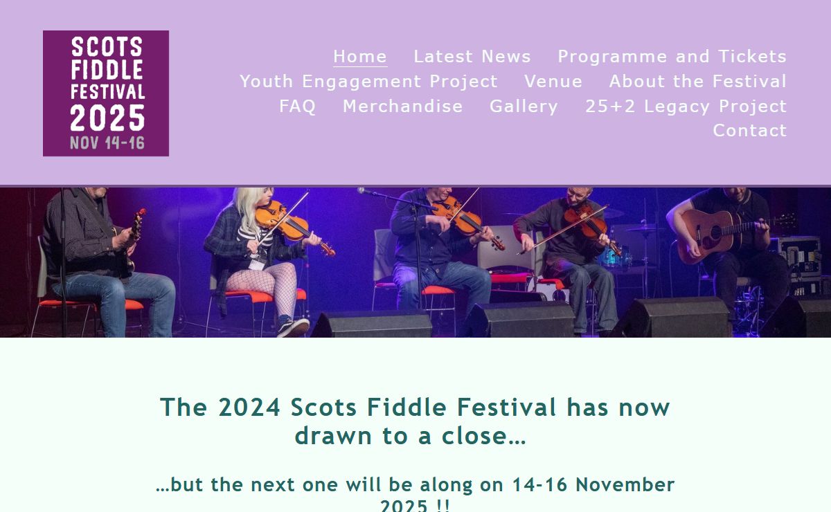 Scots Fiddle Festival 2024