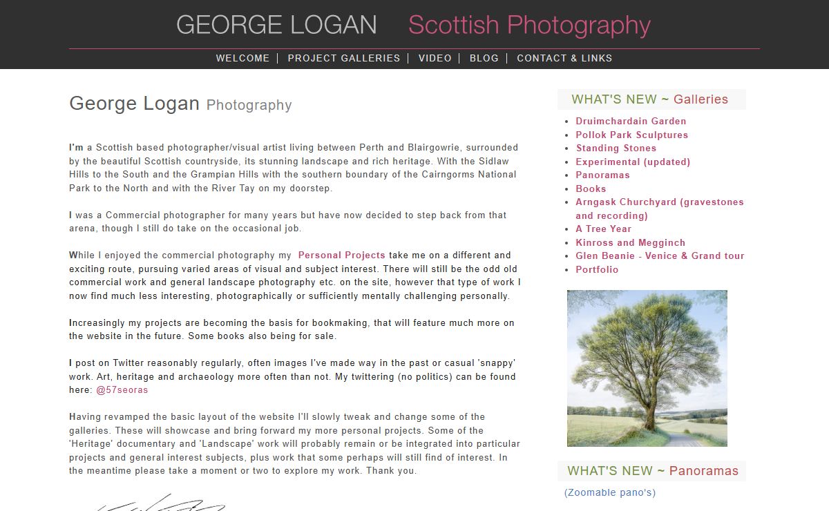 Scottish Photography by George Logan :: Landscape, Nature, Heritage, Commercial and Personal Projects.