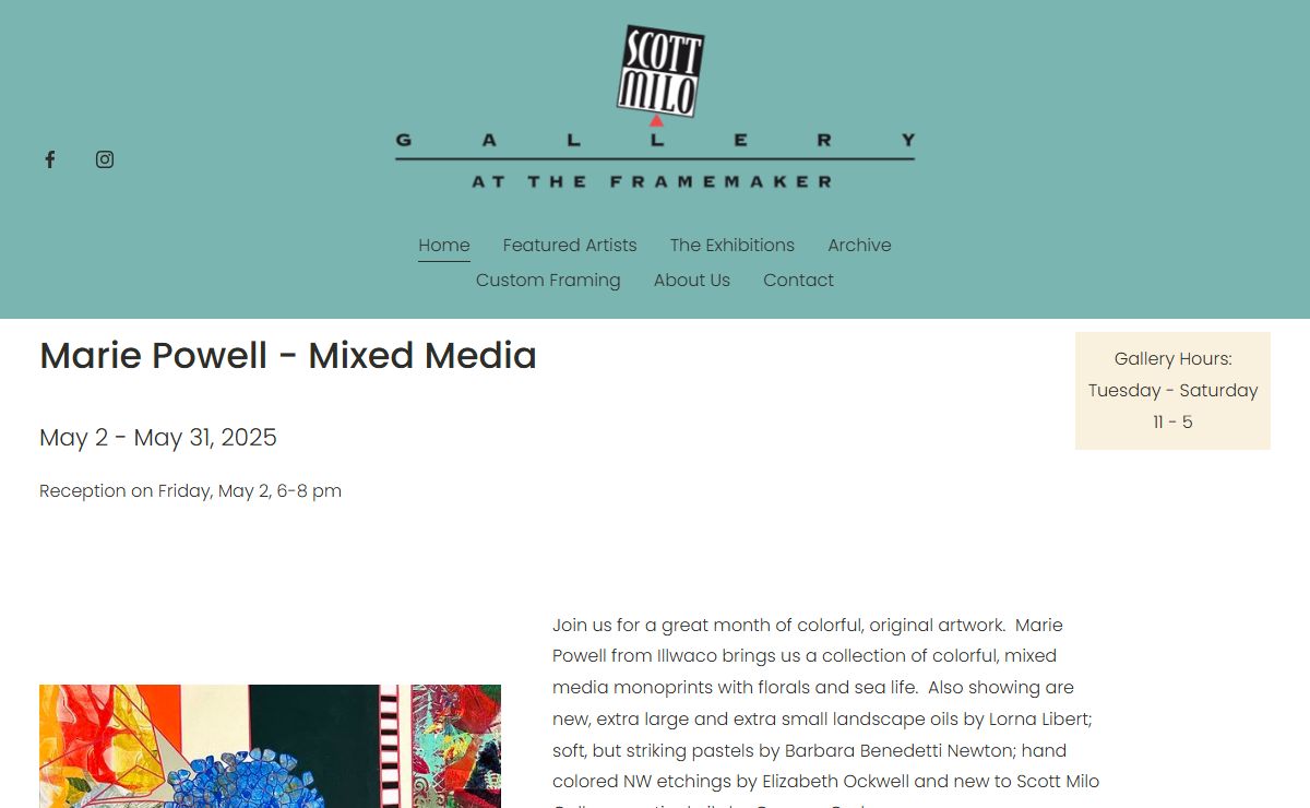 Scott Milo Gallery at the Framemaker
