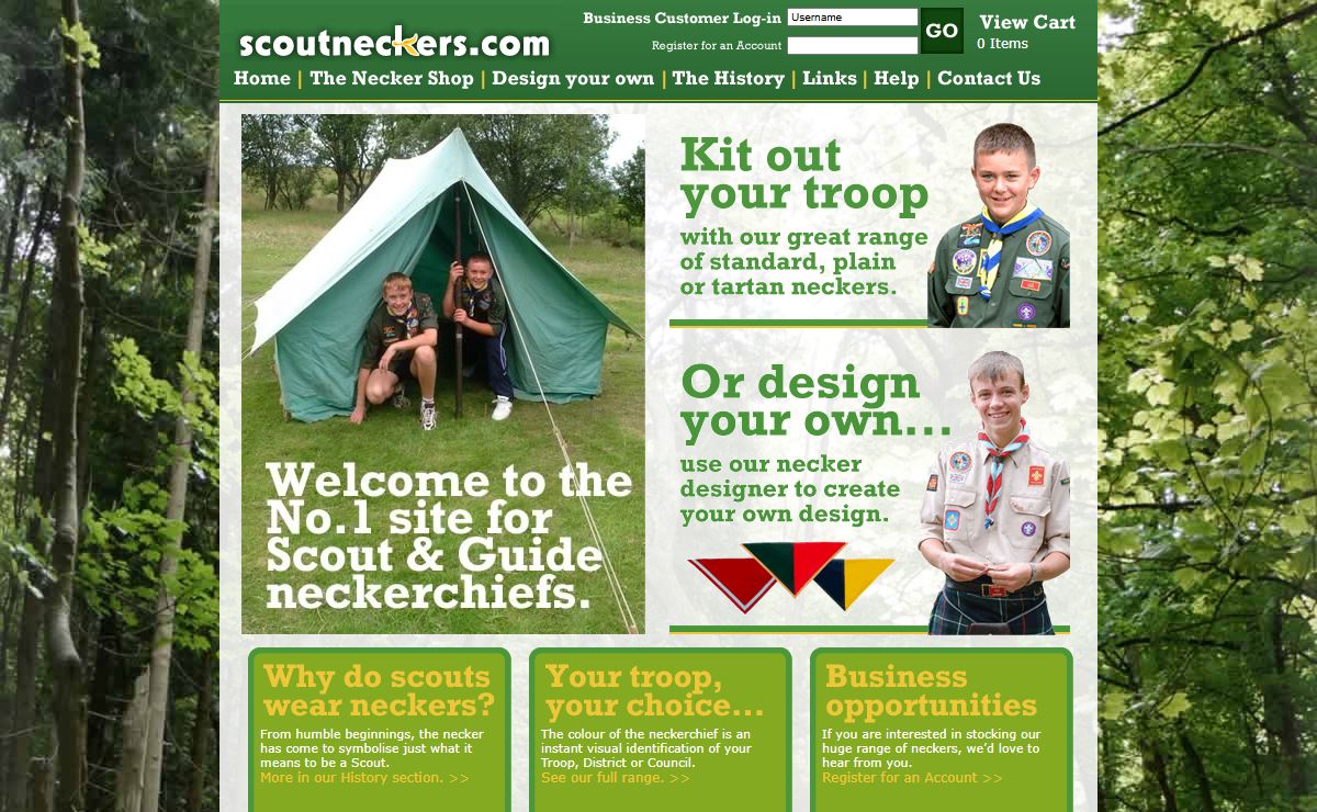 Scoutneckers.com - Scout Scarves On-line