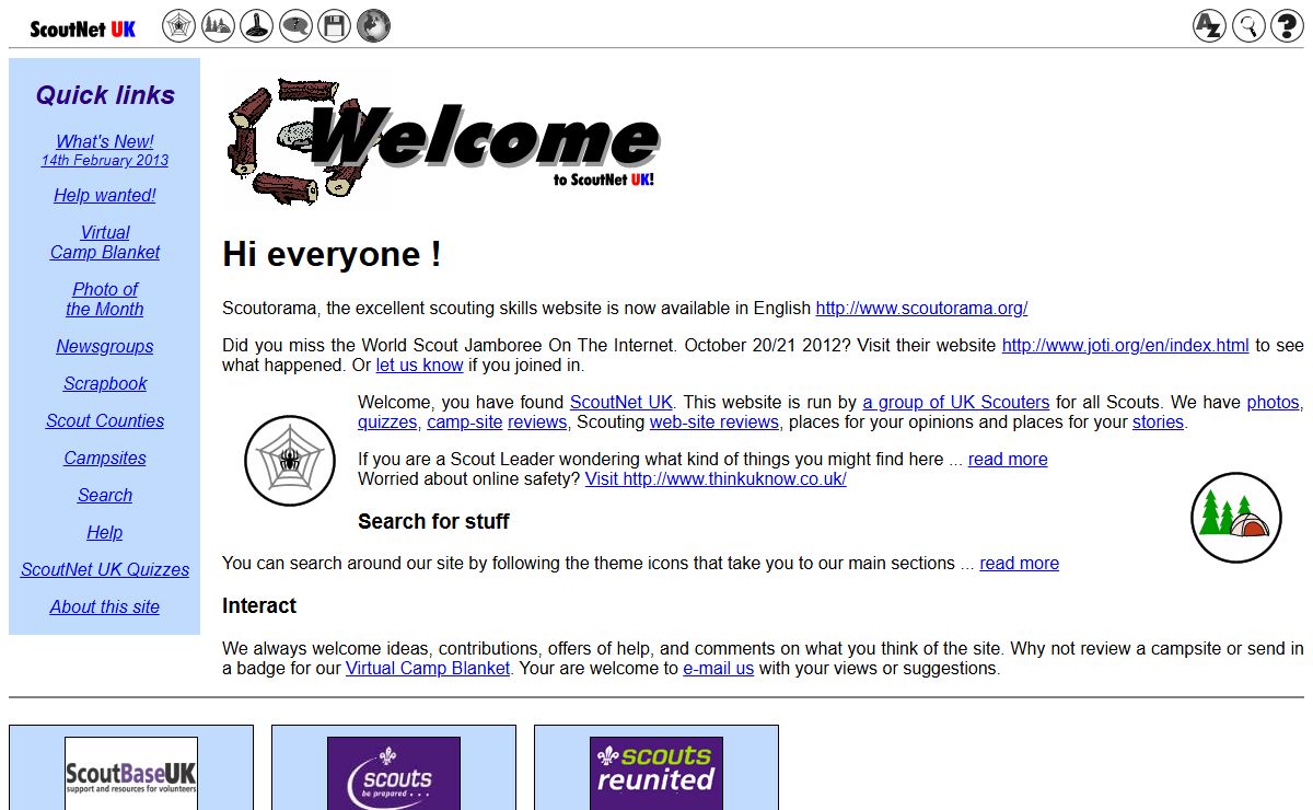 Welcome to ScoutNet UK