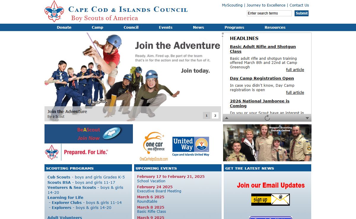 Scouting Programs on Cape Cod, Martha's Vineyard & Nantucket || Boy Scouts of America || Cape Cod & Islands Council