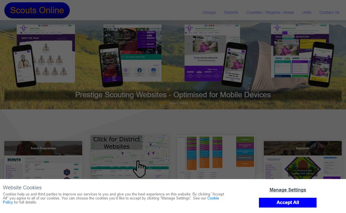 Scouts Online Websites