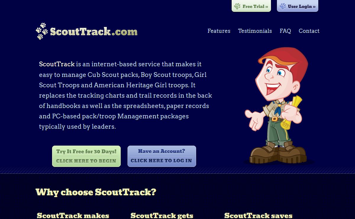 Welcome to ScoutTrack — Online Achievement Tracking