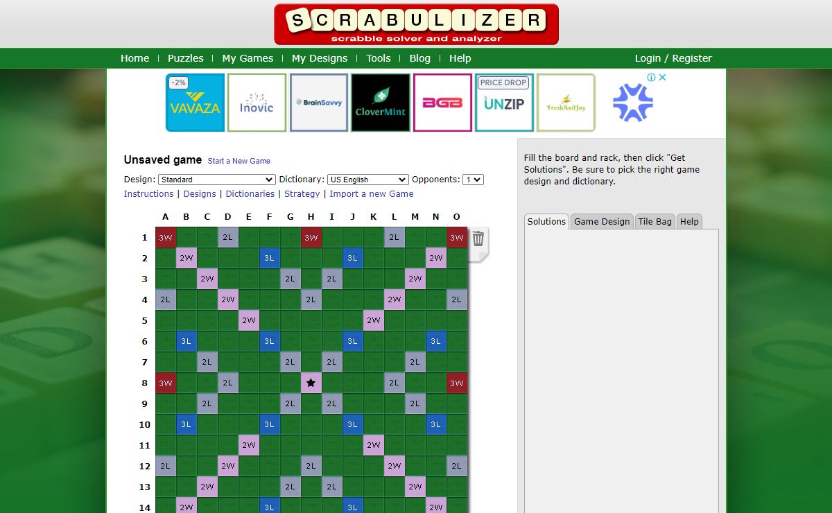 Scrabulizer - Scrabble Cheat and Solver