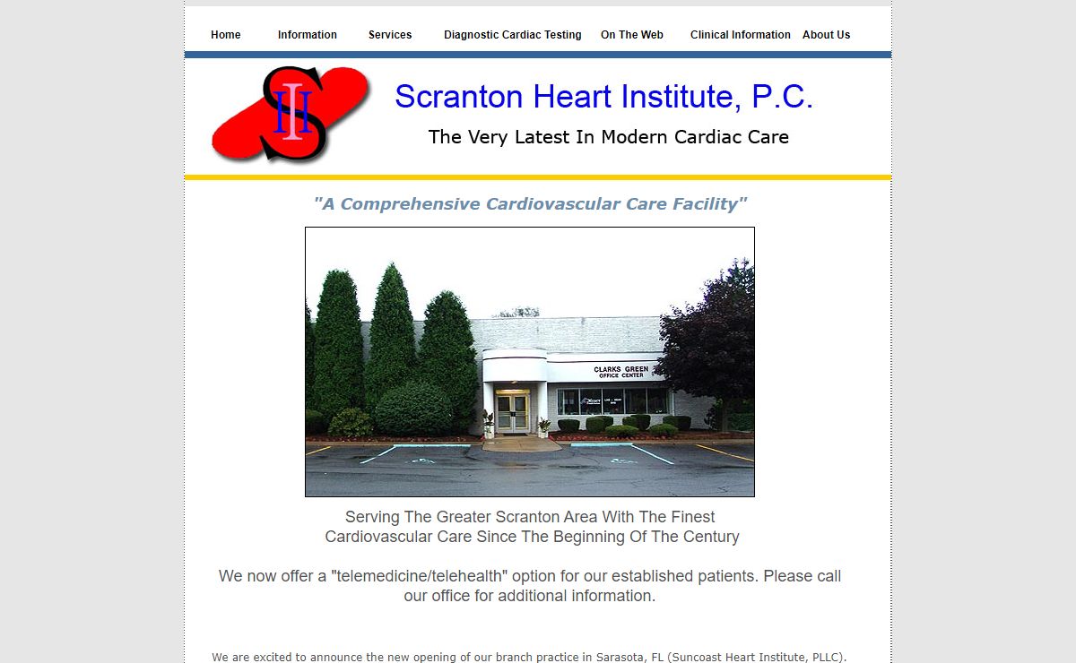 Scranton Heart Institute, P.C. - A Comprehensive Cardiovascular Care Facility