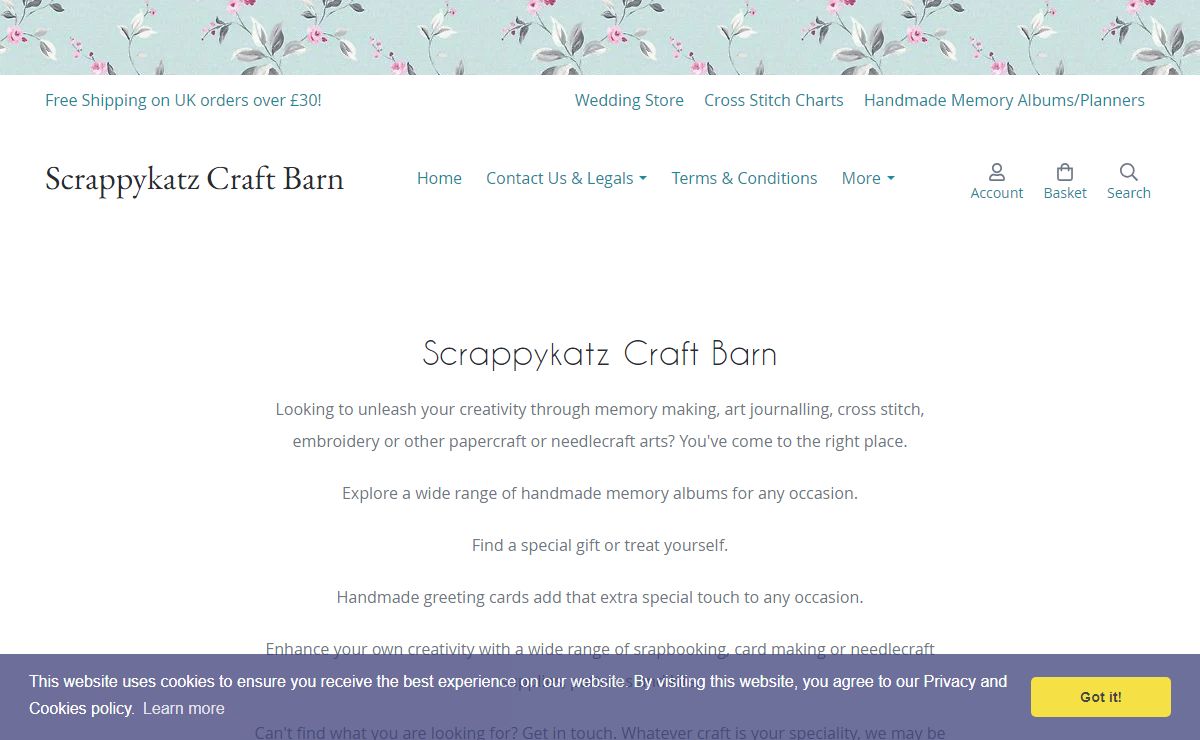 Welcome to Scrappykatz Craft Barn