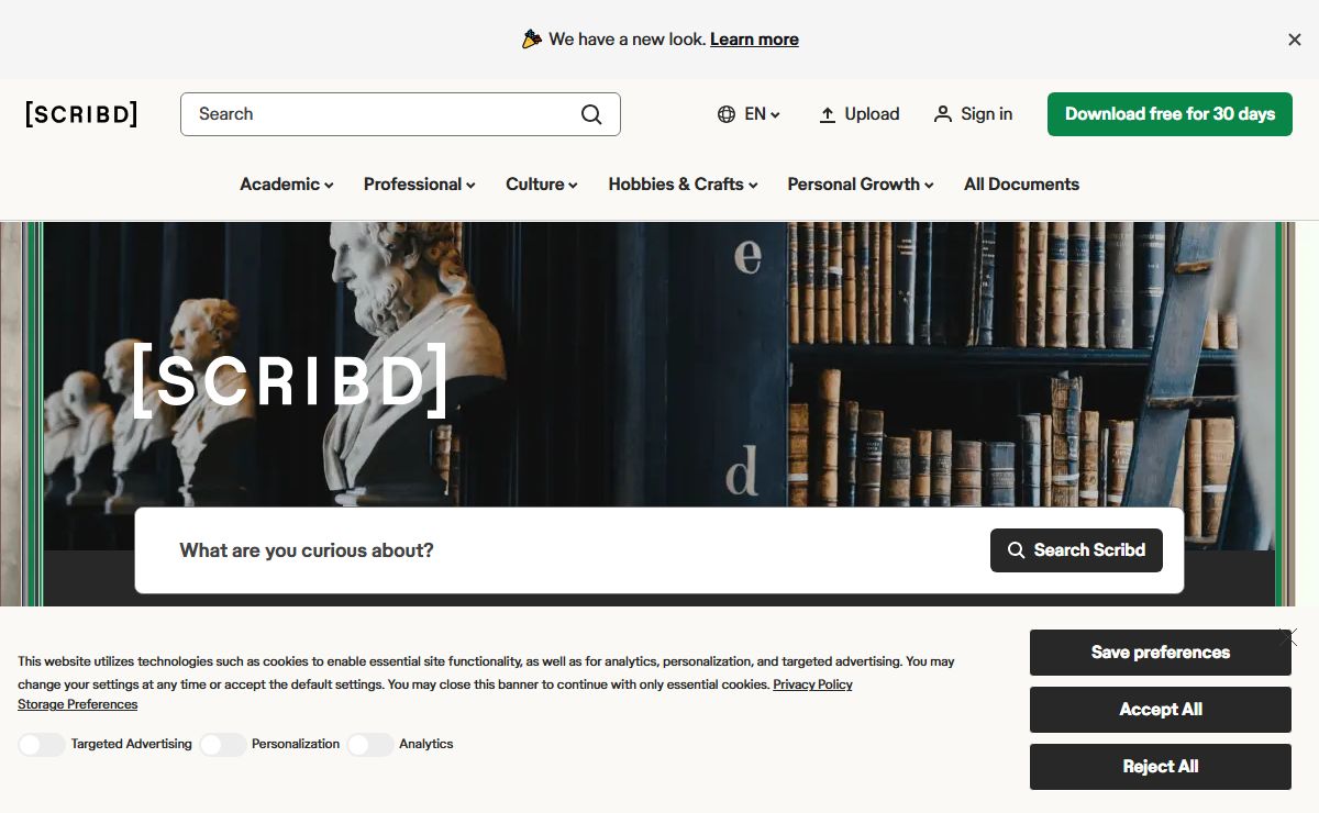 Scribd: Home to the world’s documents.