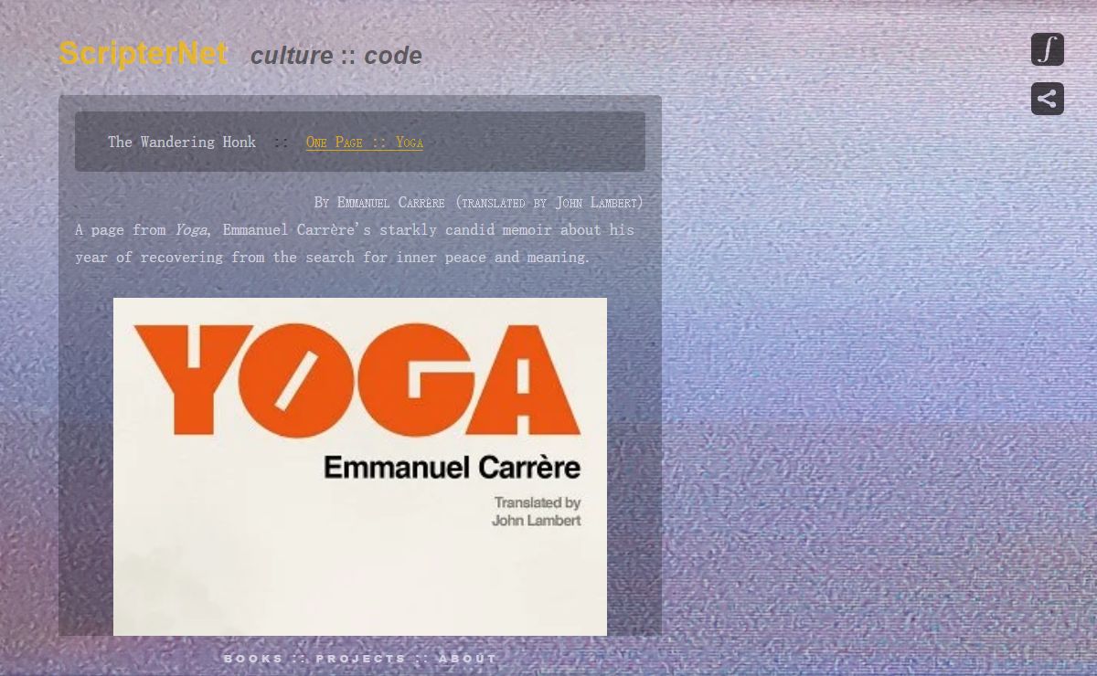 ScripterNet :: Culture to code