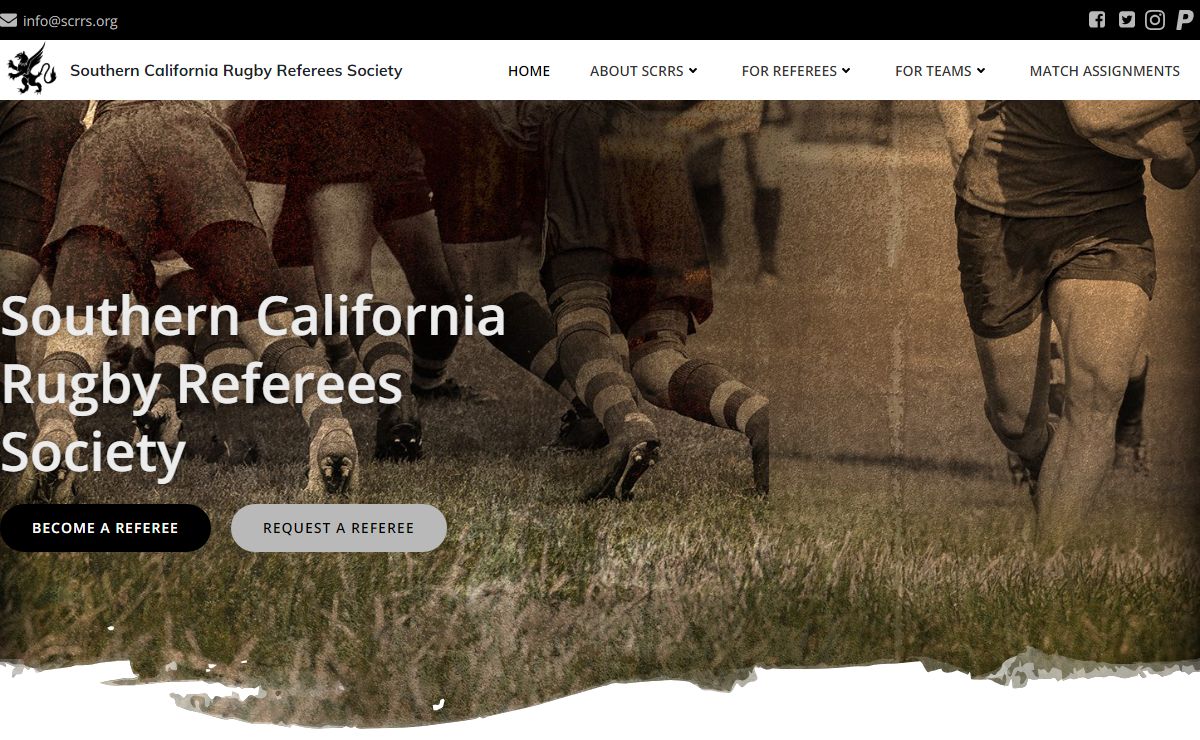 Southern California Rugby Referees Society – SCRRS
