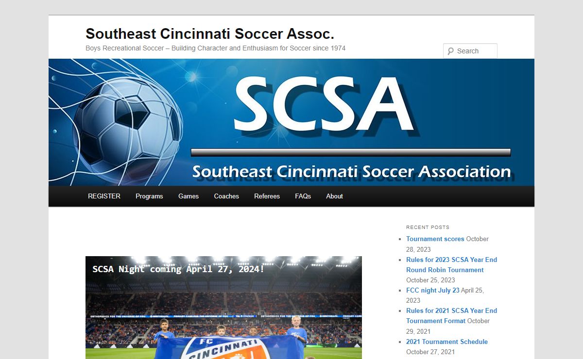 Southeast Cincinnati Soccer Assoc. | Boys Recreational Soccer – Building Character and Enthusiasm for Soccer since 1974