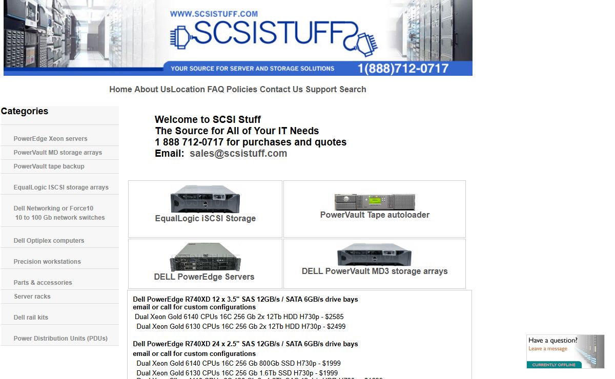 Welcome to SCSI Stuff - Dell Servers and Workstations IT
