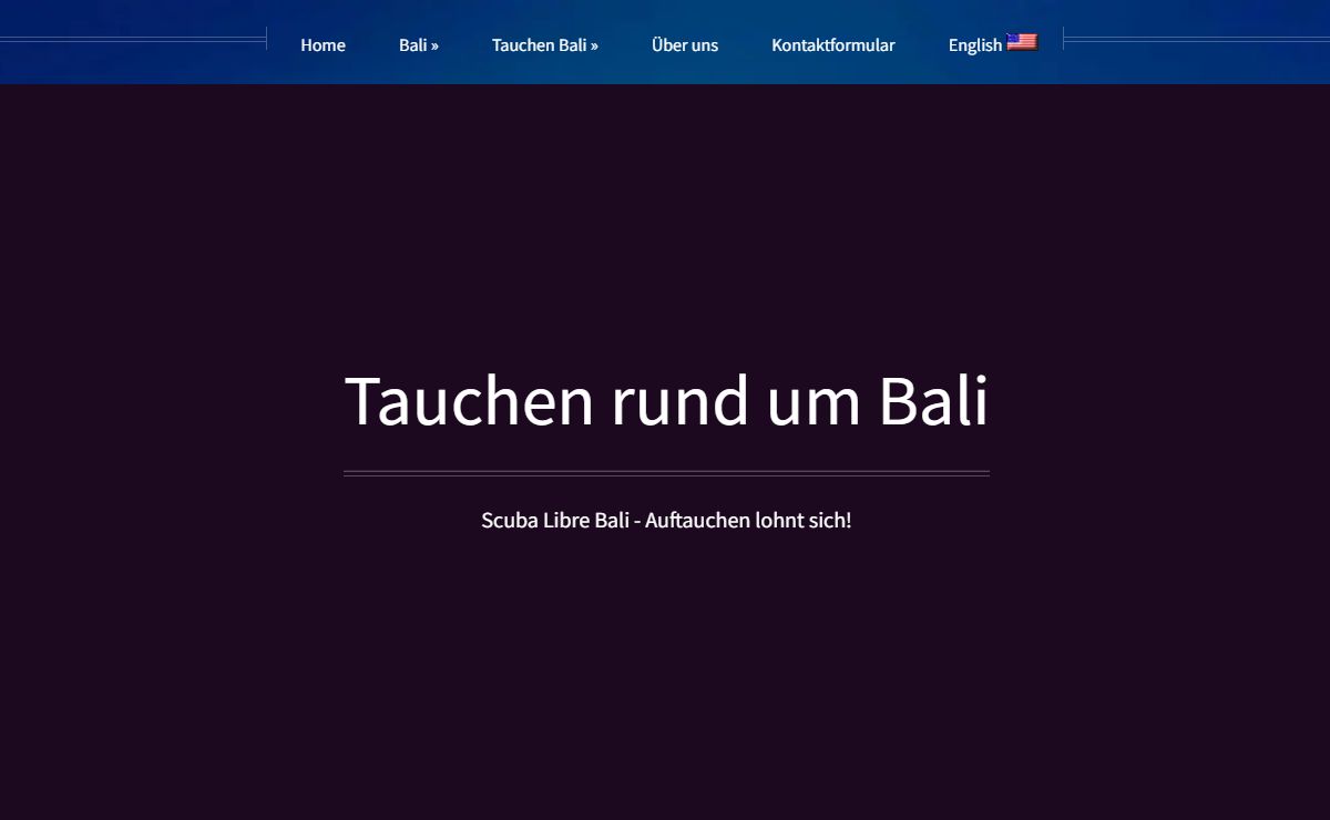 Tauchen Bali - Deutsche Tauchschule und Tauchbasis