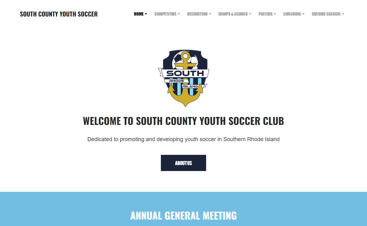 SOUTH COUNTY YOUTH SOCCER - HOME
