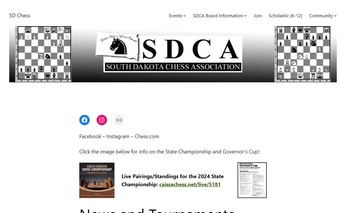 SD Chess – Home of the SDCA