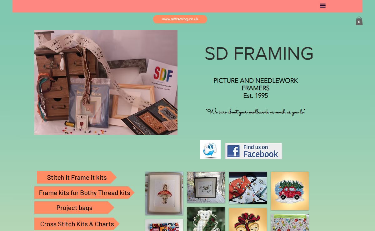 SD Framing, Needlework framers, Cross stitch