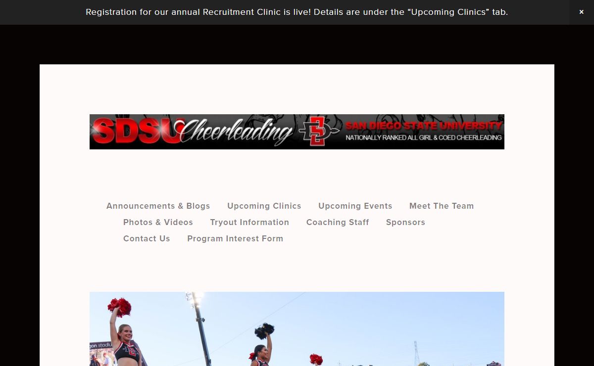 San Diego State University Cheerleading