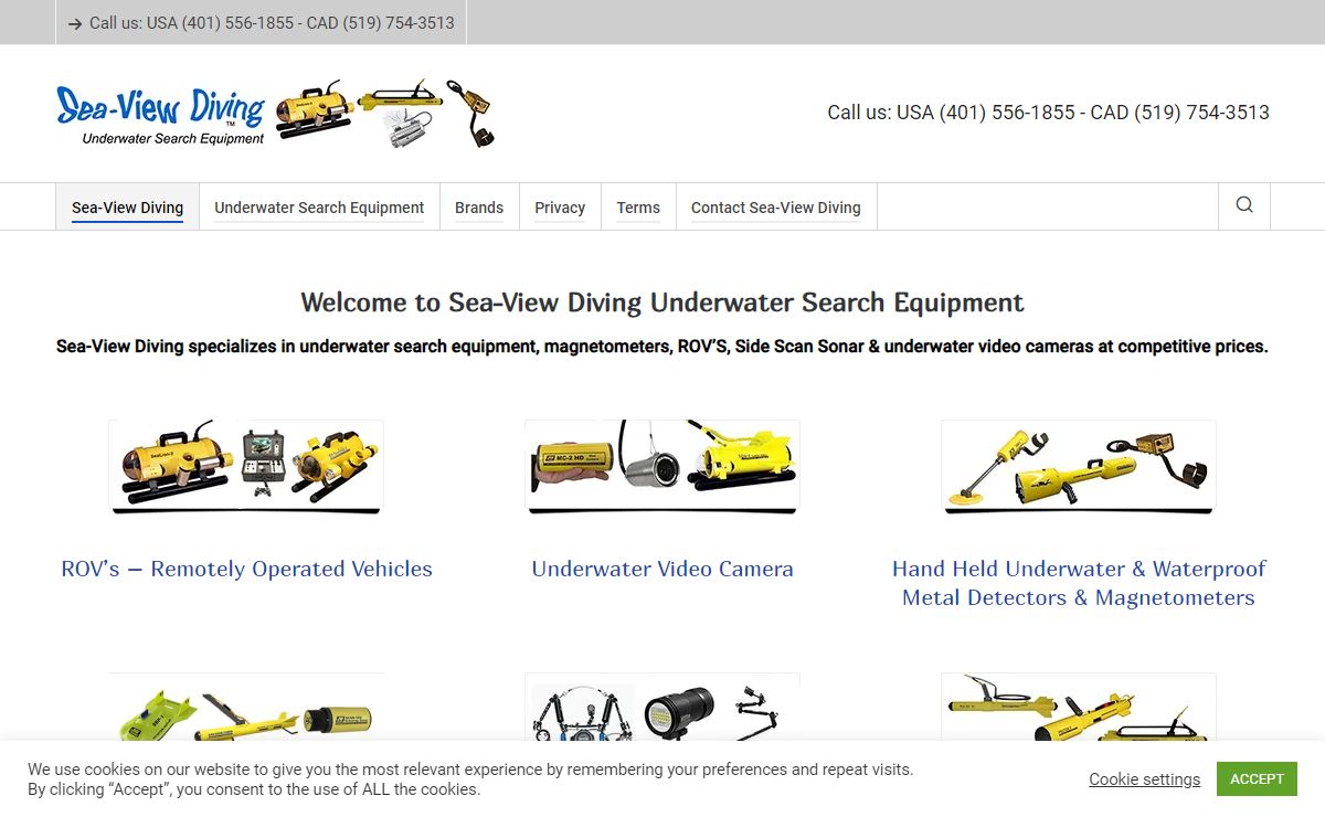 Sea-View Diving - Underwater Search Equipment