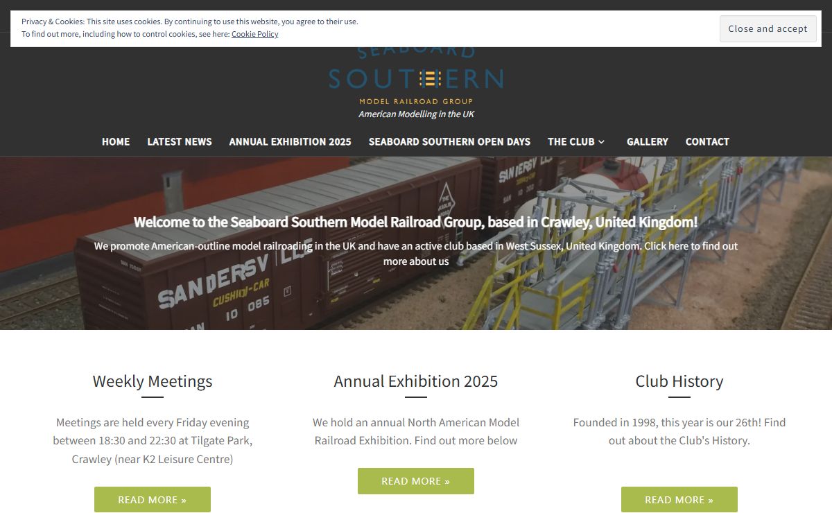 Seaboard Southern Model Railroad Group – American Modelling in the UK