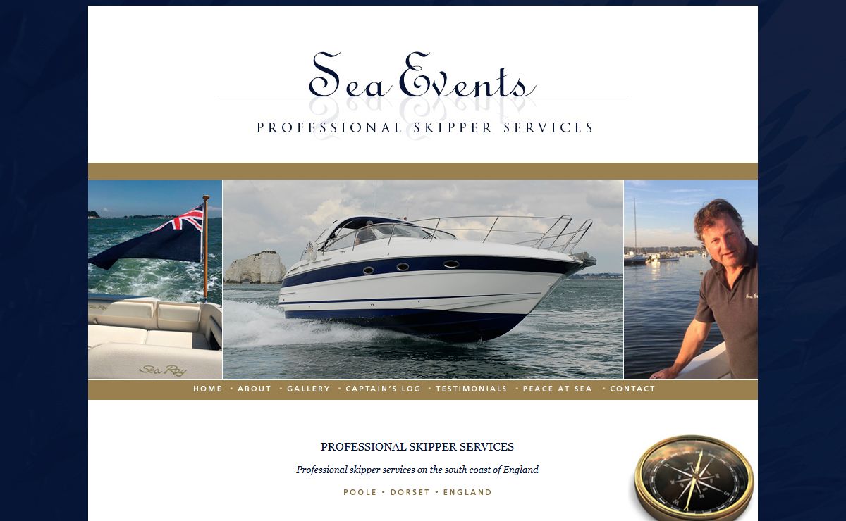 Professional Skipper Services - Sea Events - Poole