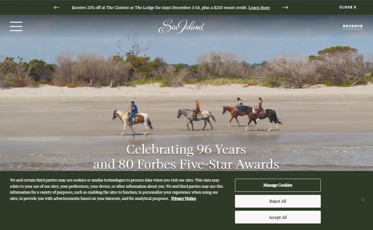 Luxury Forbes Five-Star Resort in Georgia | Sea Island Resort