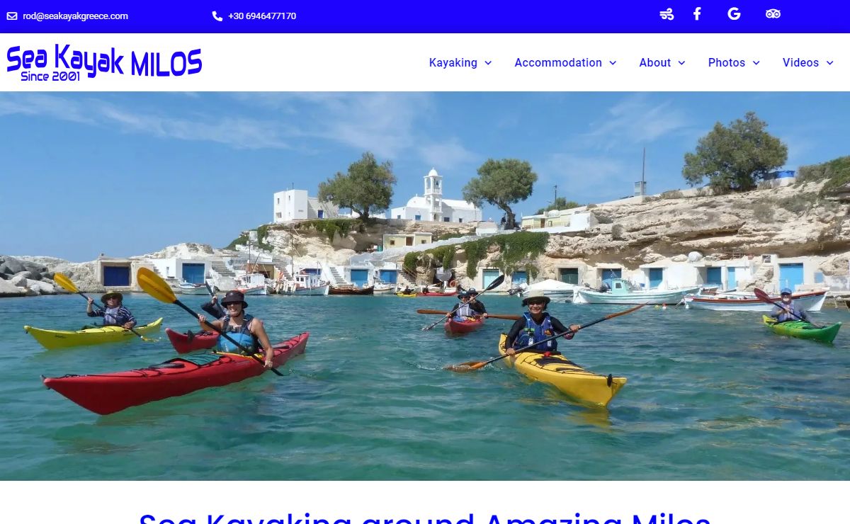 home - Sea Kayak Milos
