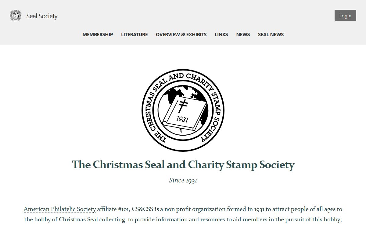 The Christmas Seal and Charity Stamp Society | The Christmas Seal & Charity Stamp Society