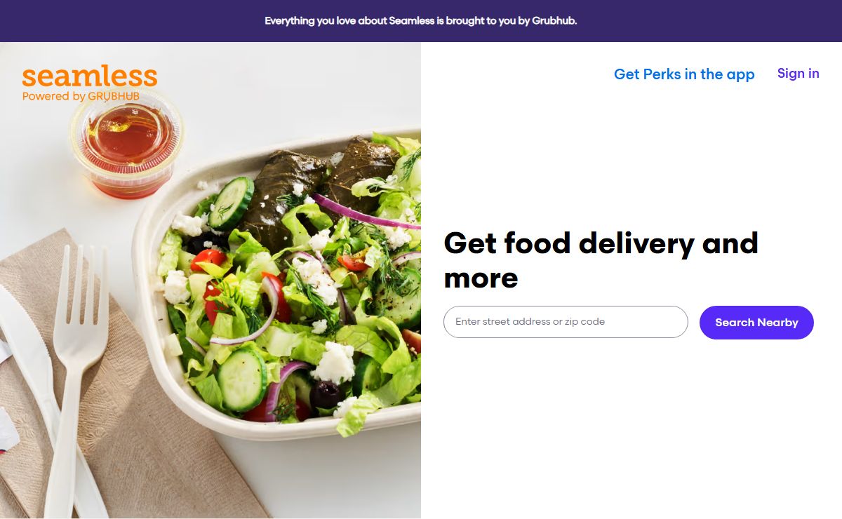 Seamless | Food Delivery from Restaurants Near You ~ Order Online