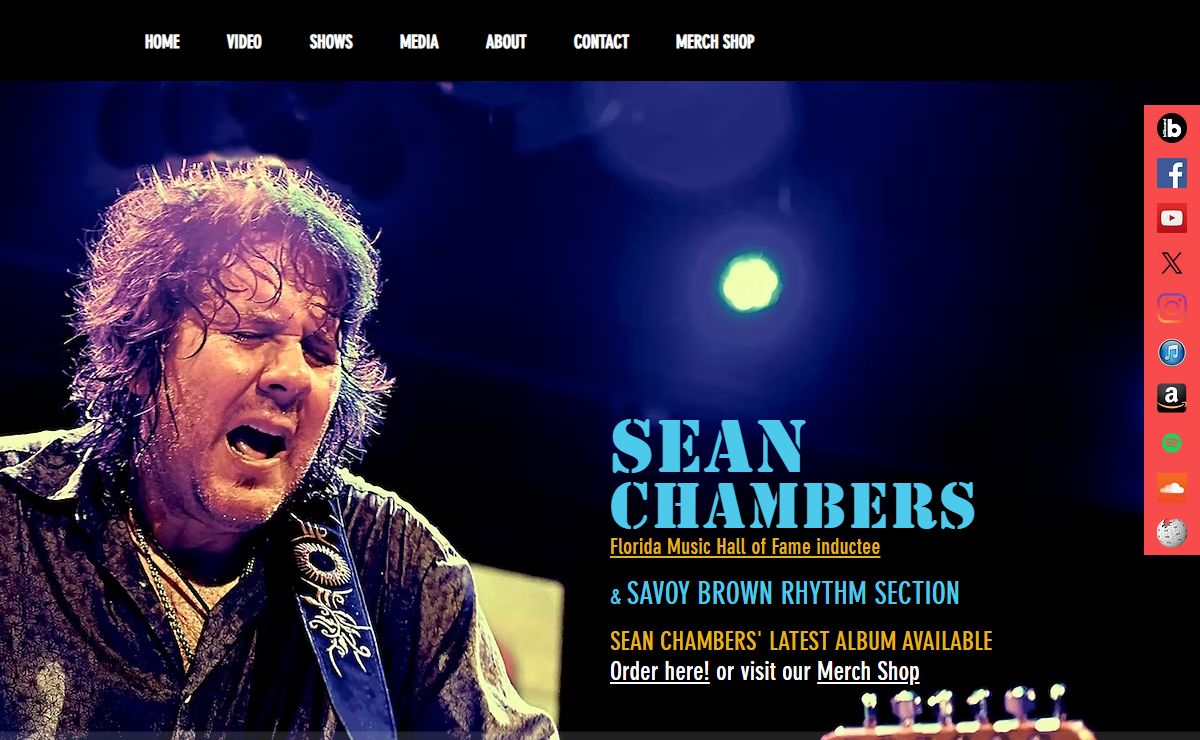 Sean Chambers - Top 50 Blues Guitarists Of The Last Century