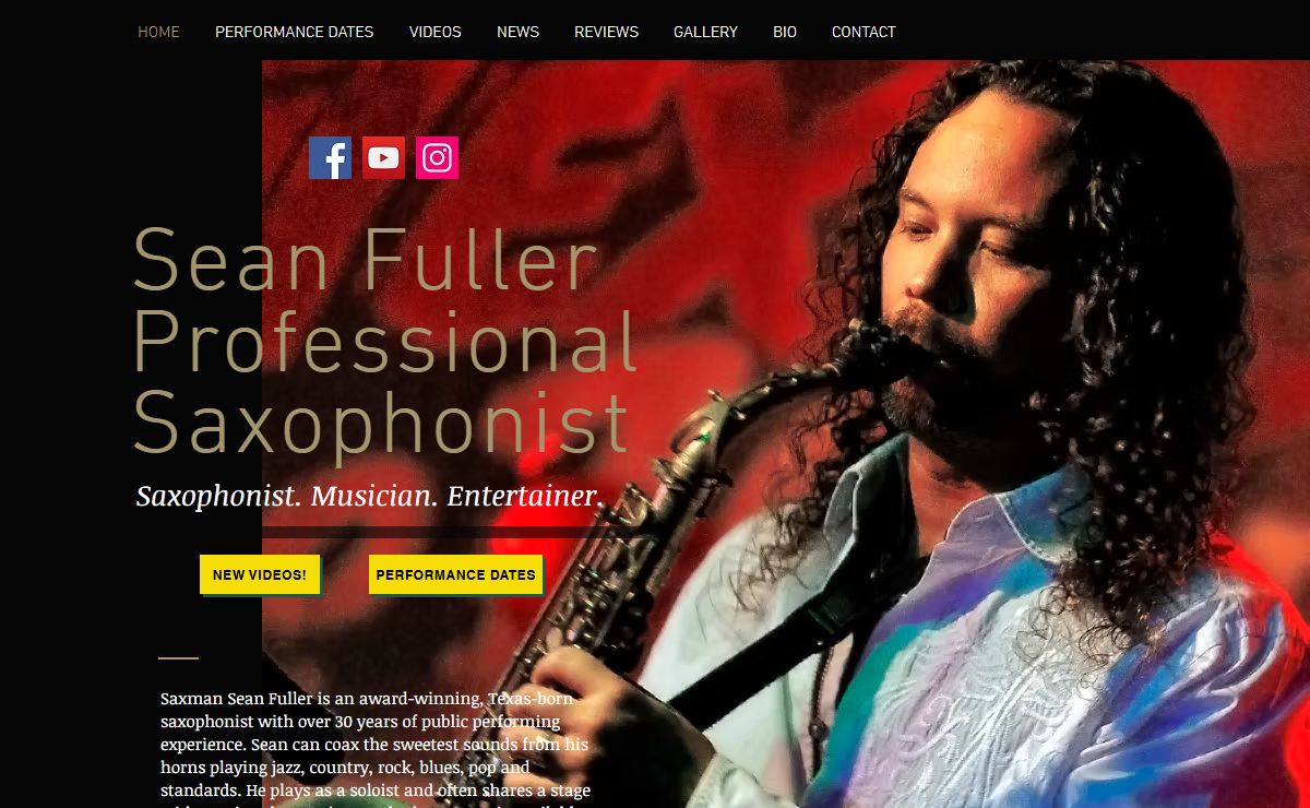 Saxophonist | Sean Fuller