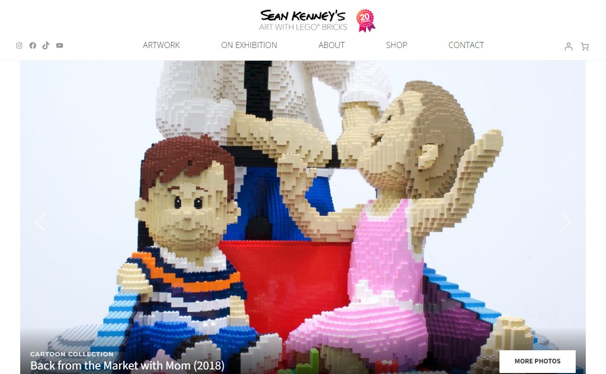 Sean Kenney • Art with LEGO bricks