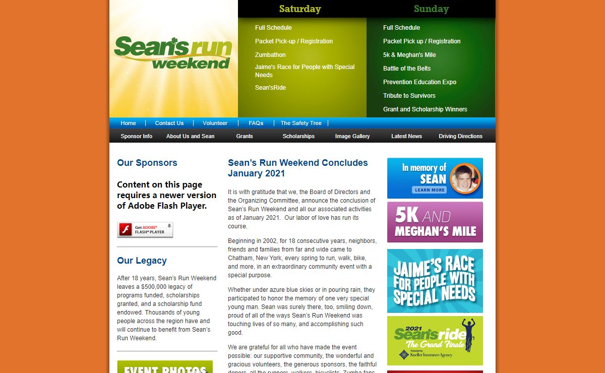 Sean's Run Weekend 2020