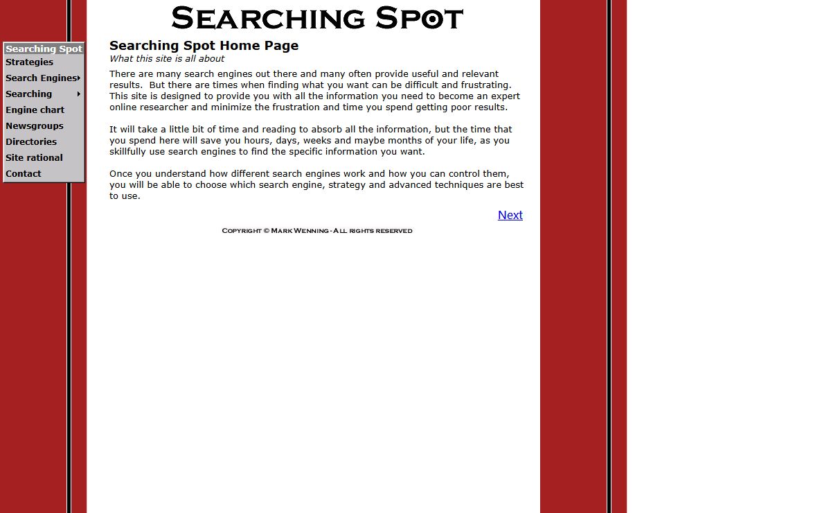 Searching Spot - How to search