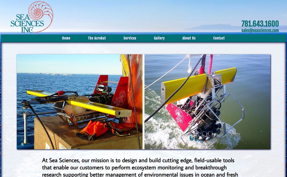 Home | Sea Sciences | Portable, field-usable instrumentation for coastal and freshwater research.