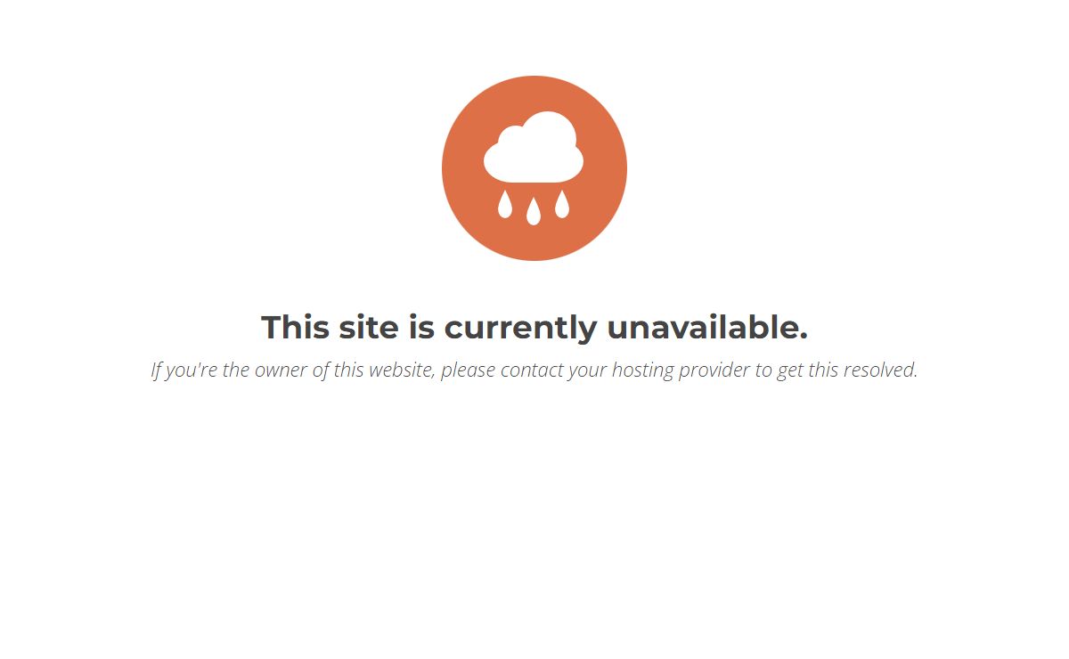 Site Unavailable