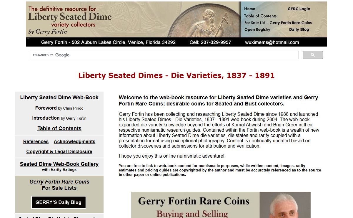 The Definitive Resource For Liberty Seated Dime Variety Collectors