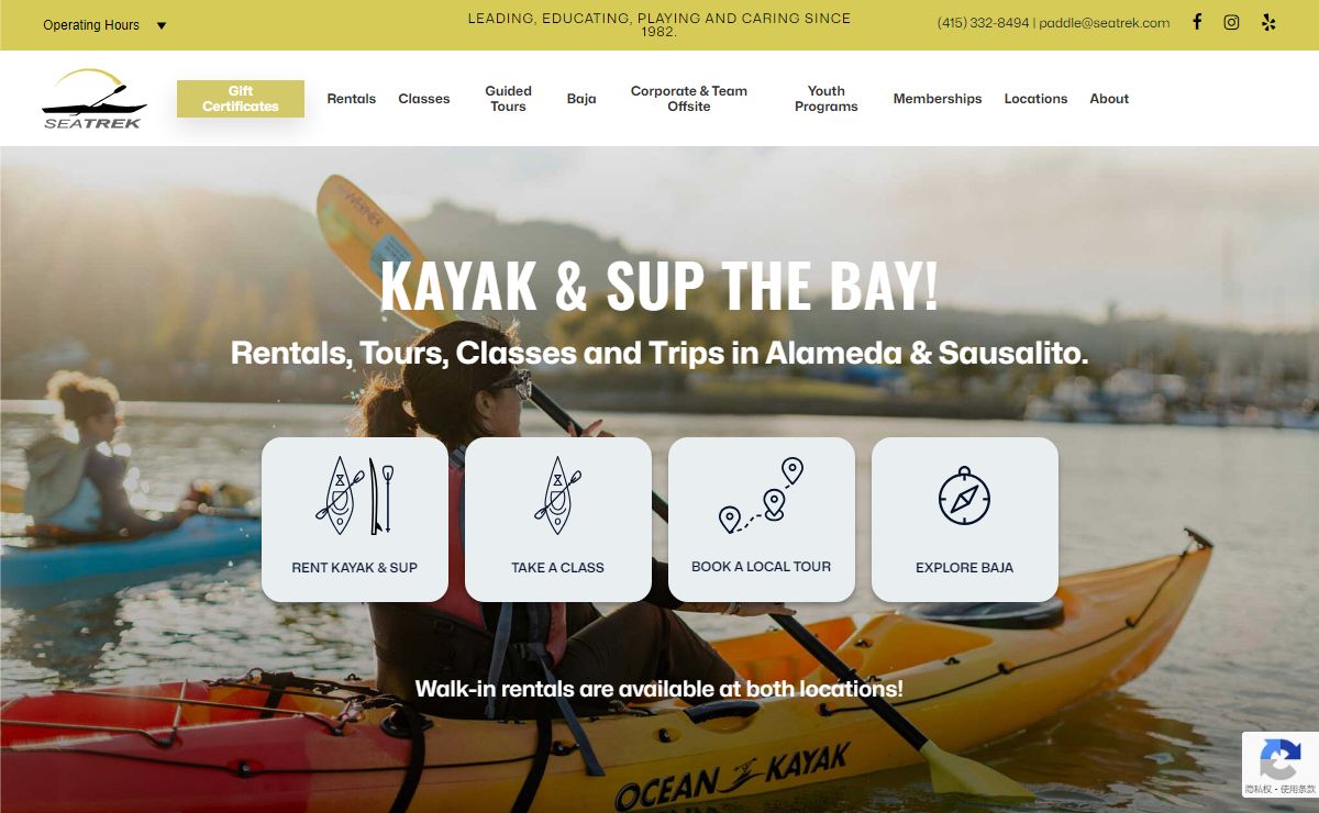 Sea Trek - Bay Area kayak, SUP rentals, and trips
