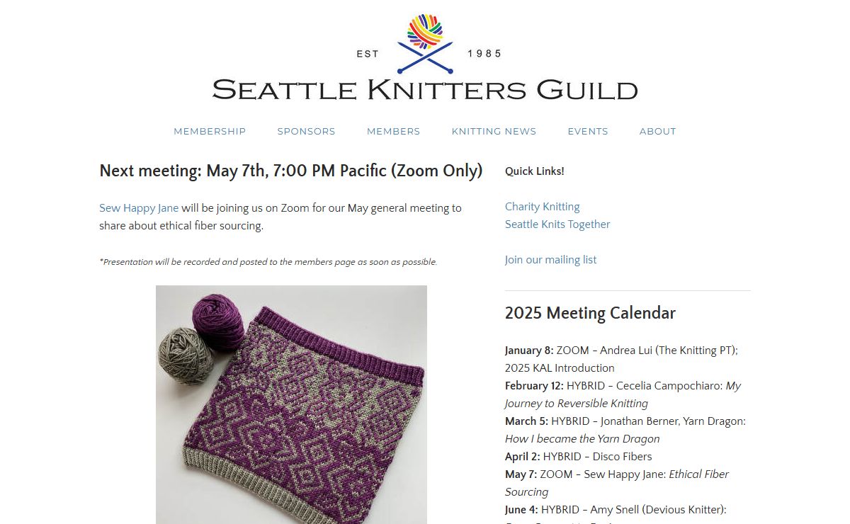 Seattle Knitters Guild - Seattle Knitters Guild