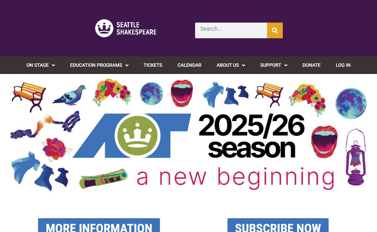 Home Page New - Seattle Shakespeare Company