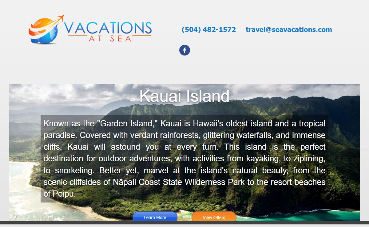 Home - Vacations At Sea