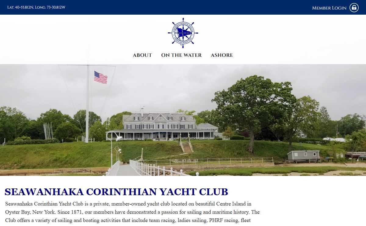 Home - Seawanhaka Corinthian Yacht Club - Oyster Bay, NY