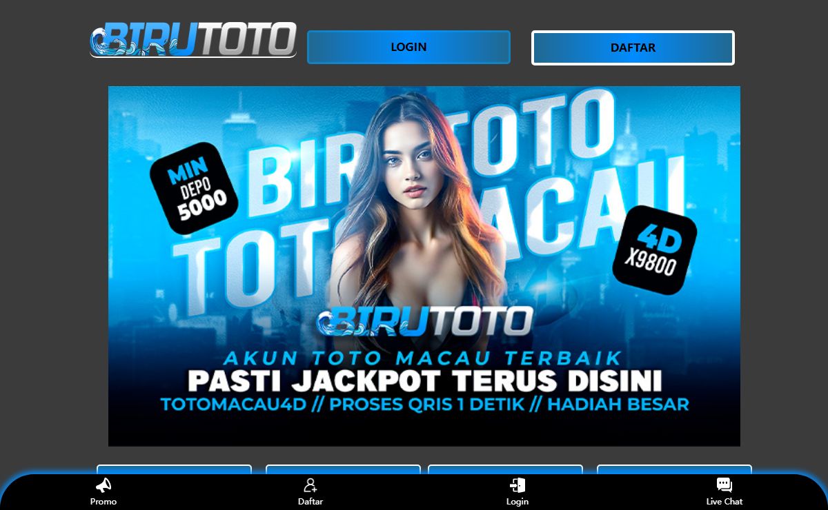 BIRUTOTO - Daftar Toto Macau Paling Gacor Mudah Jackpot