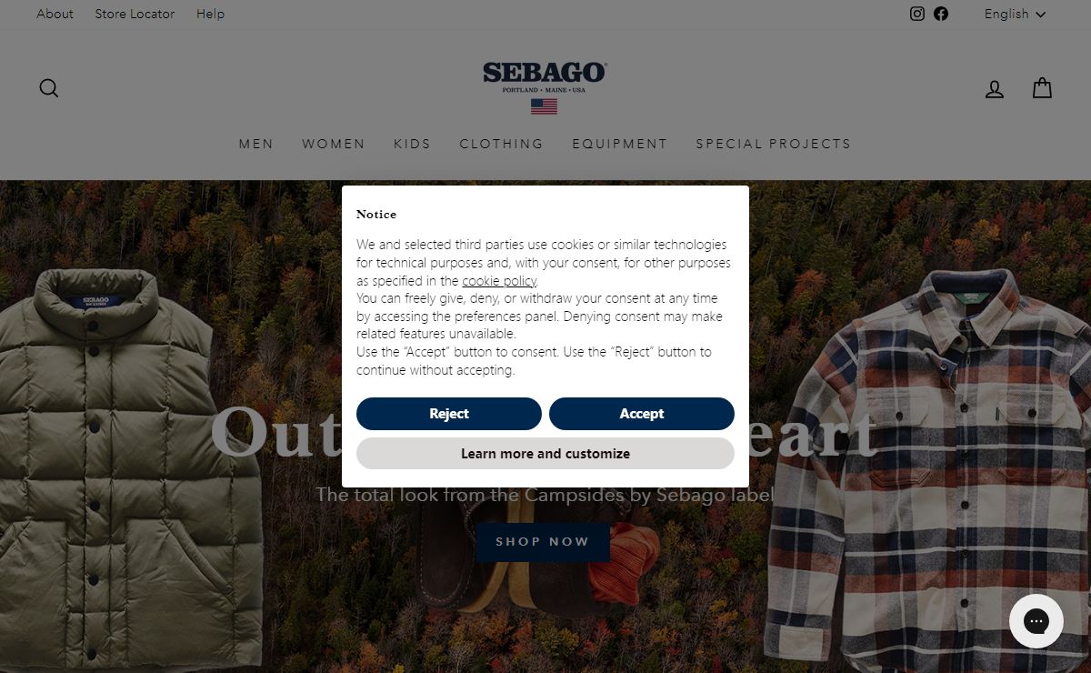 Sebago Official Online Store