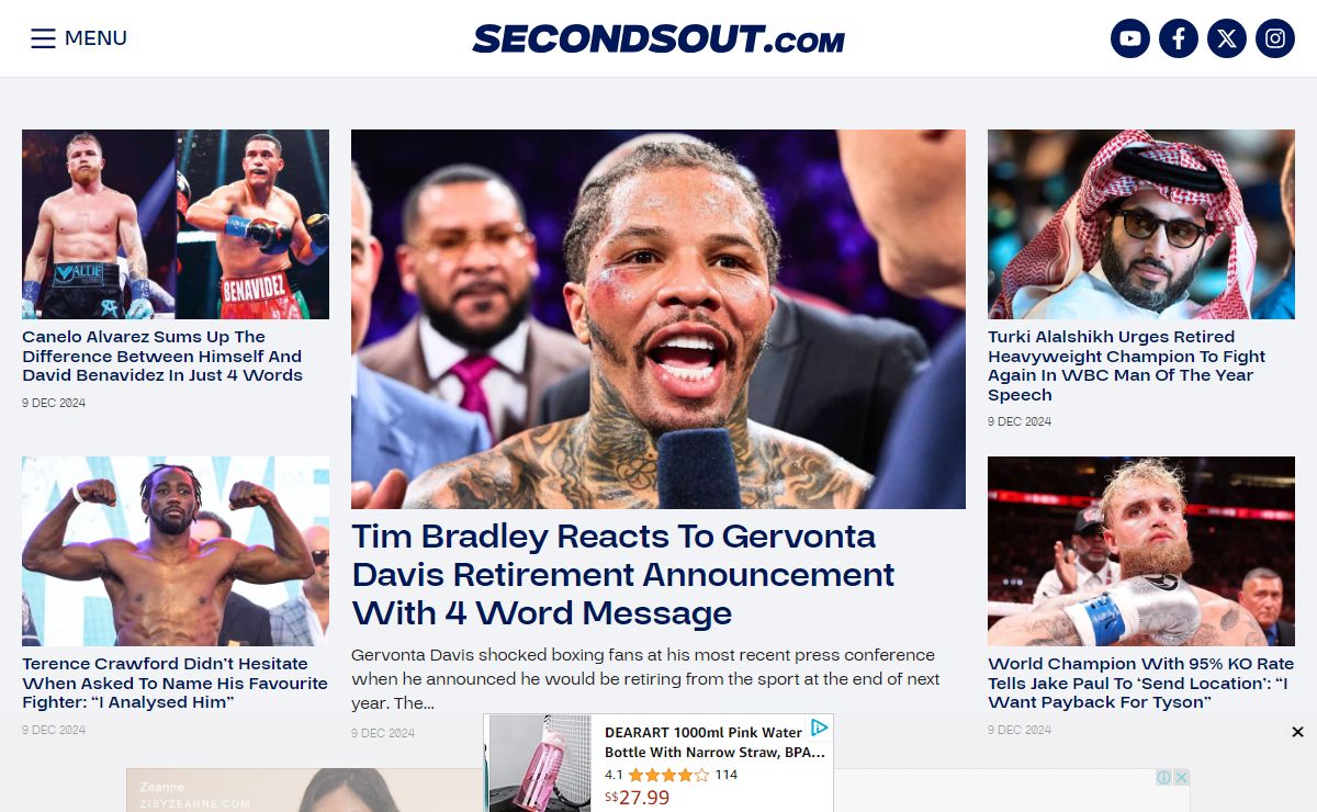 Seconds Out - Boxing News and Results
