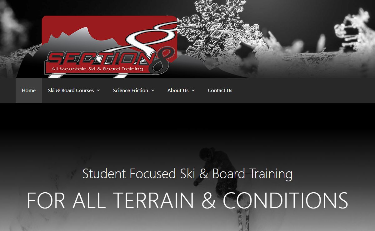 Section 8 Snowsport - Ski & Snowboard Training Courses