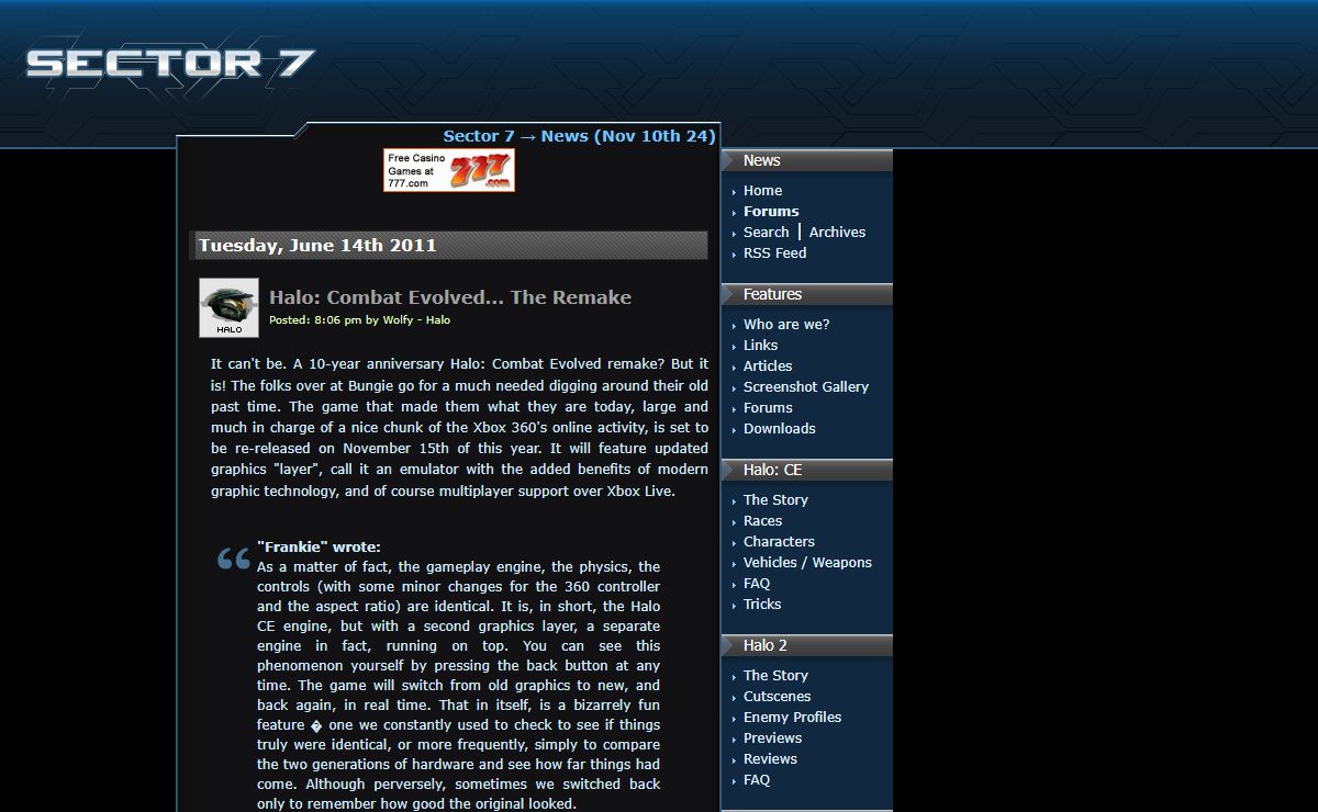 News (Nov 10th 24) | Sector 7 Halo 3