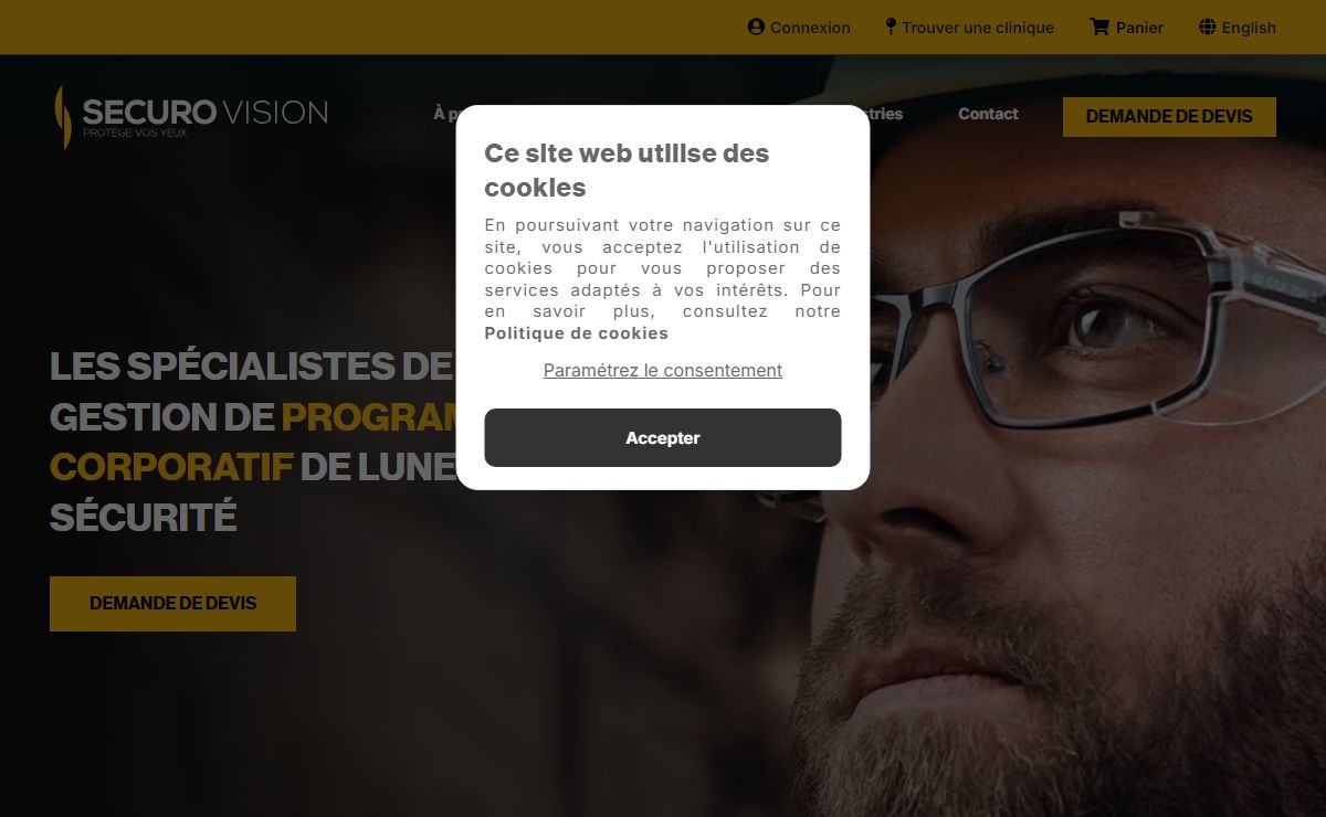 Sécuro Vision | Lunettes de sécurité avec prescription