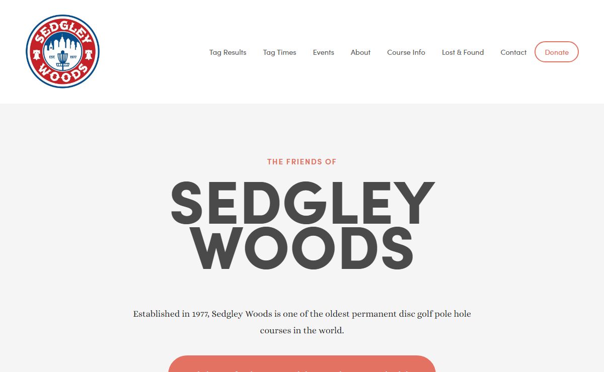 Sedgley Woods Disc Golf Course | Philadelphia PA