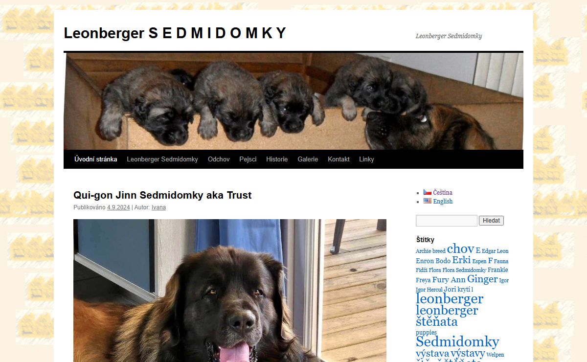 Leonberger S E D M I D O M K Y | Leonberger Sedmidomky
